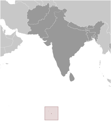 British Indian Ocean Territory Locator Map