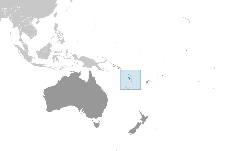 Vanuatu Locator Map
