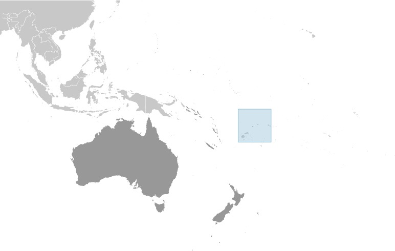 Wallis and Futuna Locator Map